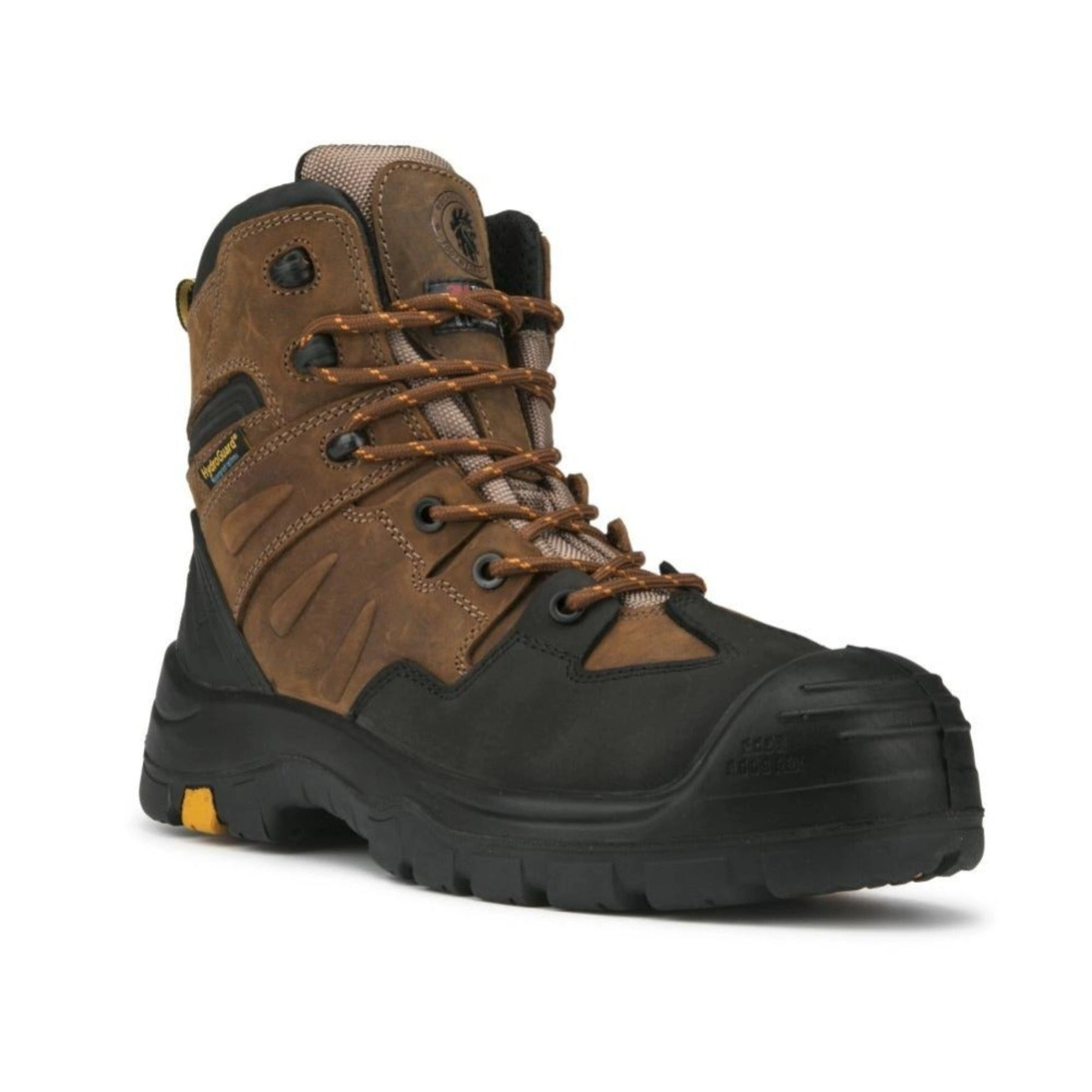 ROCKROOSTER Woodland Braun Wasserdichte Sicherheitsstiefel AK669 Dein starker Begleiter für jede Baustelle