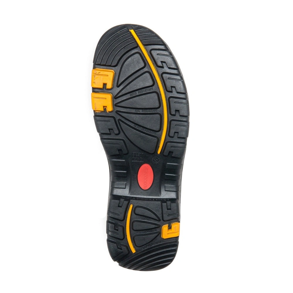 ROKROOSTER Knox: Robust Leder Arbeitsstiefel – Asphalt Black, 7 Zoll (AK245)